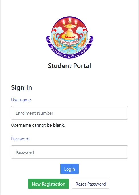 Lucknow University Data Submission on Samarth Portal Closes Today